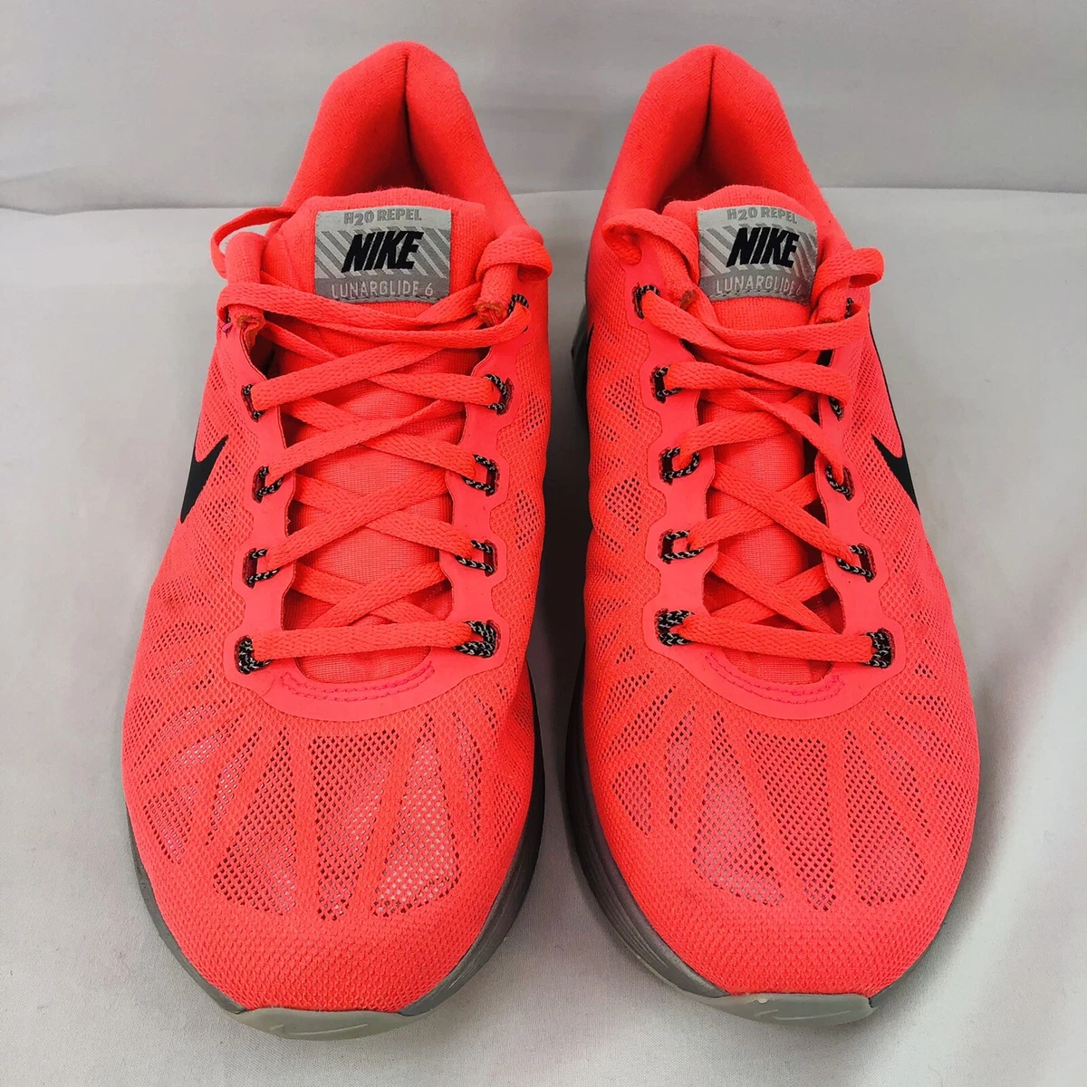 Nike Lunarglide 6 Womens 654434 600 Athletic Running Shoes Sneakers Size 9.5 EUC
