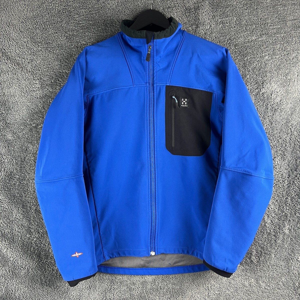 HAGLOFS Flexable Jacket Men's Small Full Zip High Neck Lightweight