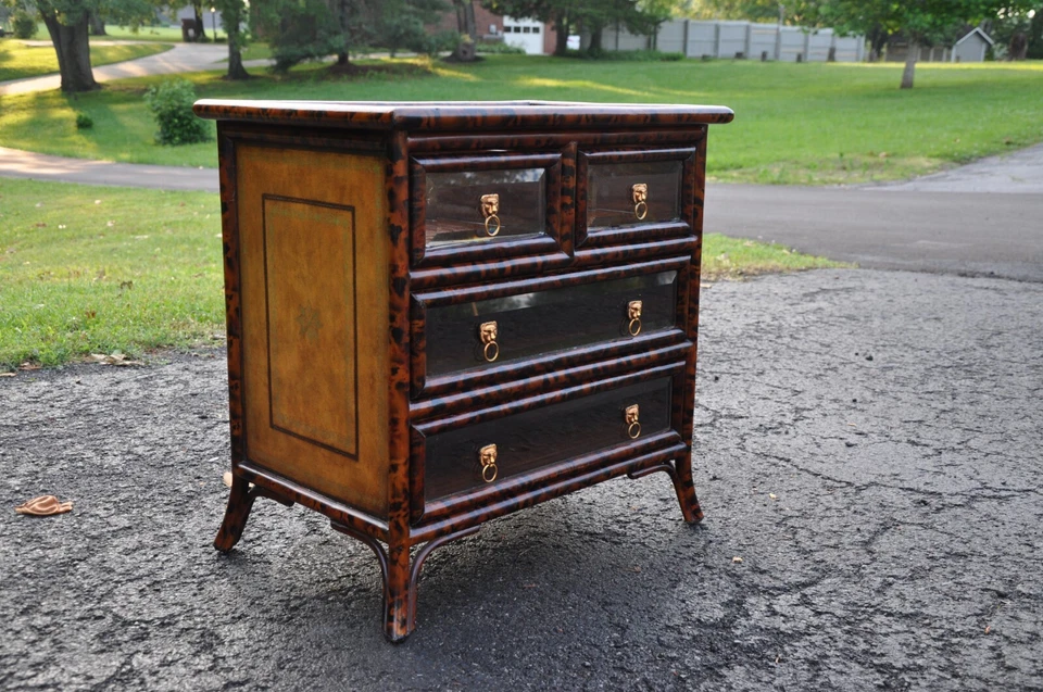 Maitland Smith Regency Style人造竹箱 — 第 2/4 张图片