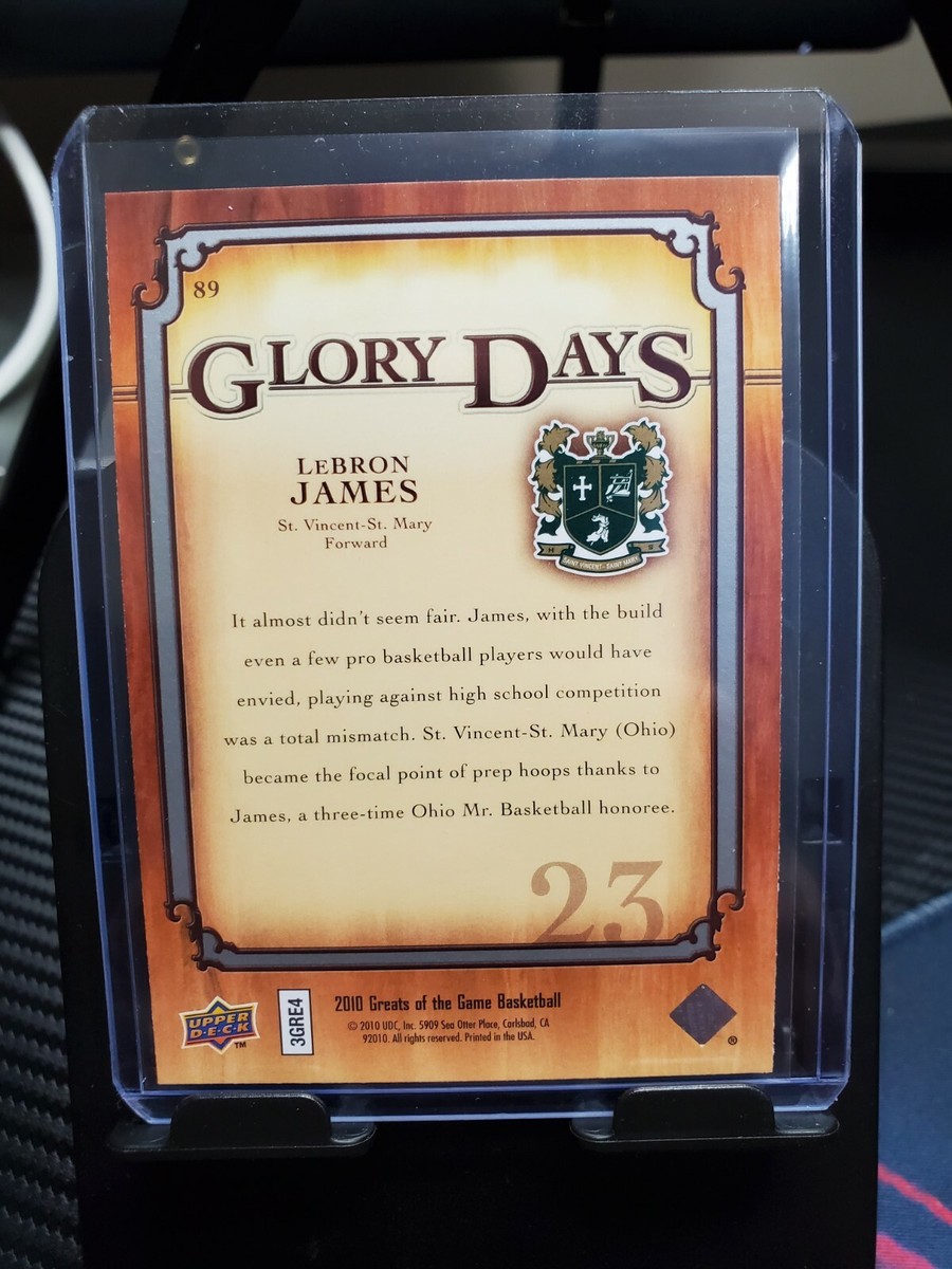 2010 UD greats LeBron James 50枚限定 2010 Ud Greats Lebron James Limited To 50 Pieces | eBay