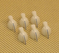 005-8164-049 Genuine Fender Cream Chicken Head Amplifier Knobs