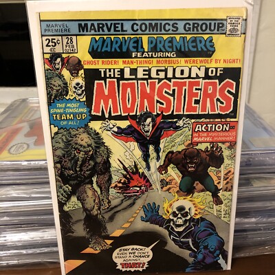 Marvel Premiere #28 | February 1976 | 1st Appearance Legion Of Monsters 5.0 