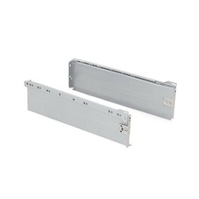 Küche Metall Ultra Box Schubladenset Höhe 150 mm Tiefe 400 mm x 1 Paar Emuca