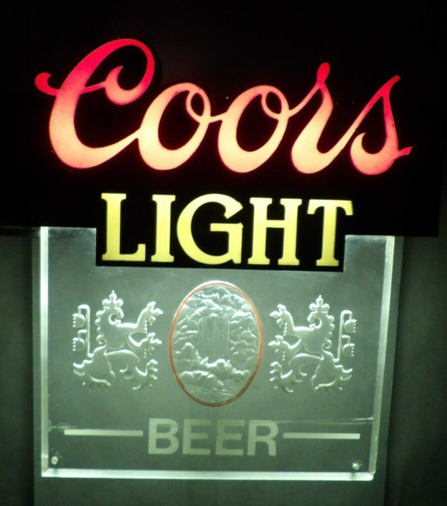 米国Vintage☆電光サイン“Coors”☆クアーズ ネオン ビール 雑貨 