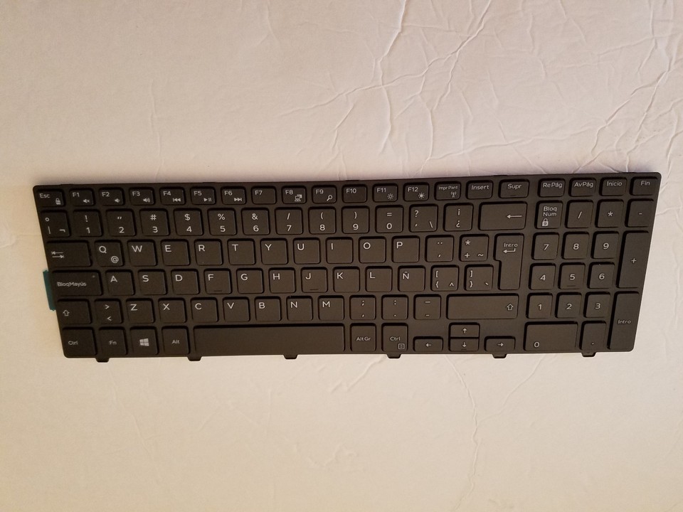New-71M2C Dell Spanish Latin Keyboard Inspiron 15 5552 5555 5558 ...