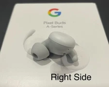 Original Google Pixel Buds A Series Wireless Headset White Right (R) - Excellent