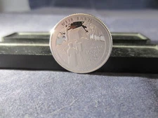 2020 S ONE SILVER Quarter DEEP CAMEO MIRROR PROOF WEIR FARM HISTORIC SITE in CT