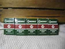5x Chandrika Bar Soaps Ayurvedic 75 grams NEW fast free shipping Made in India