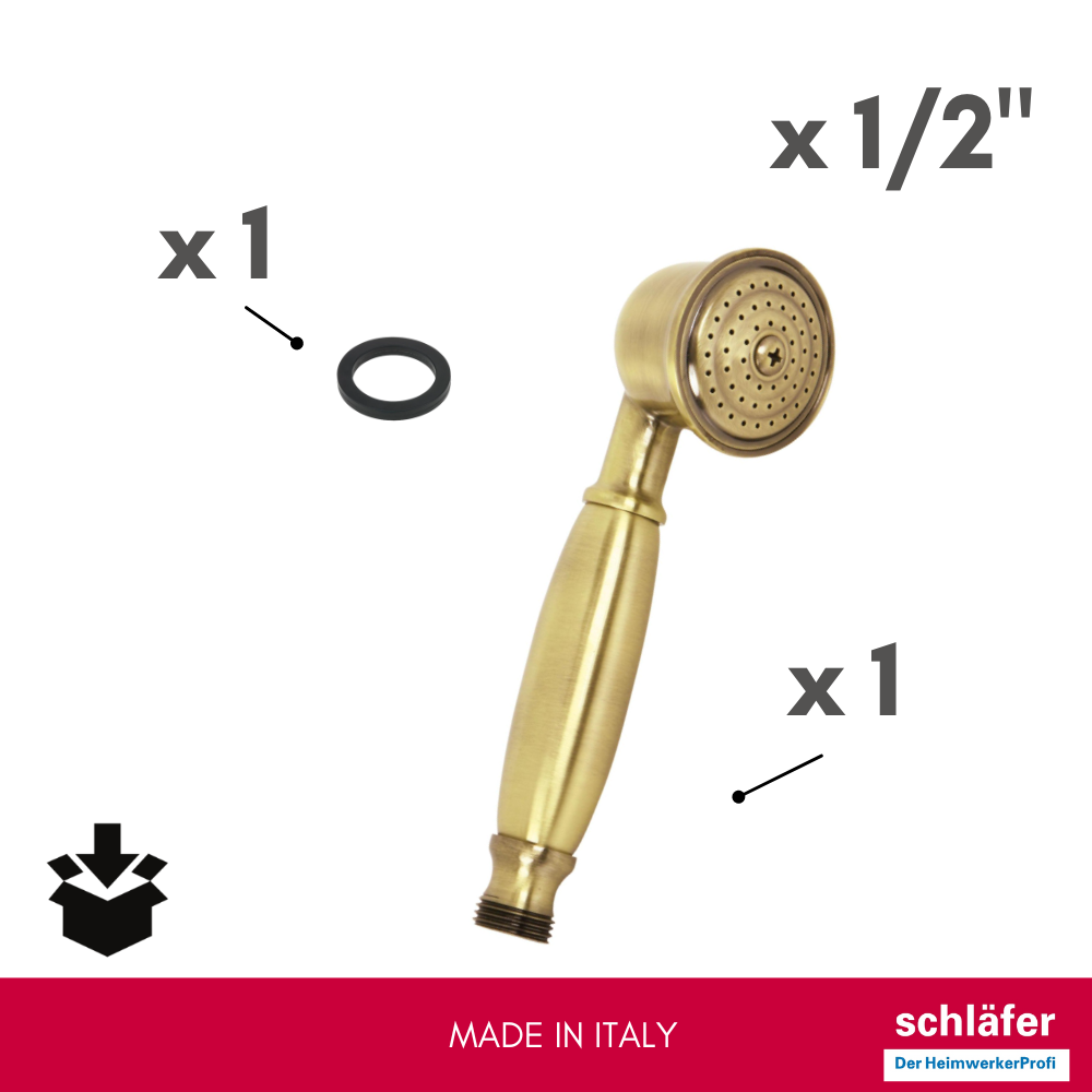 Soffione Doccia Grande 8 Pollici In Ottone Antico - Doccione Per Doccia Standard 1/2 Pollice - Per Bagno Interno Ed Esterno - Foto 13