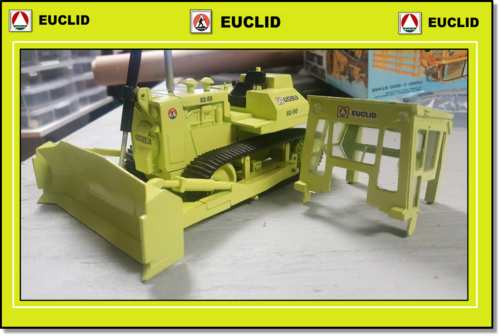 Bulldozer 1/40 EUCLID 82-50 en couleurs "EUCLIDE" LIVRAISON GRATUITE !!! - Photo 1/12