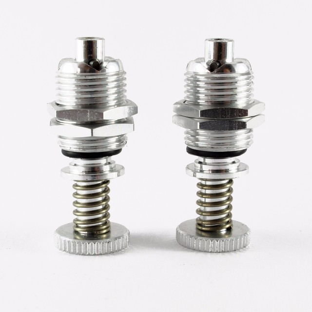 2pc Aluminum Hatch Clip/ Cowl Lock Silver for RC Boat L35mm X D12mm for