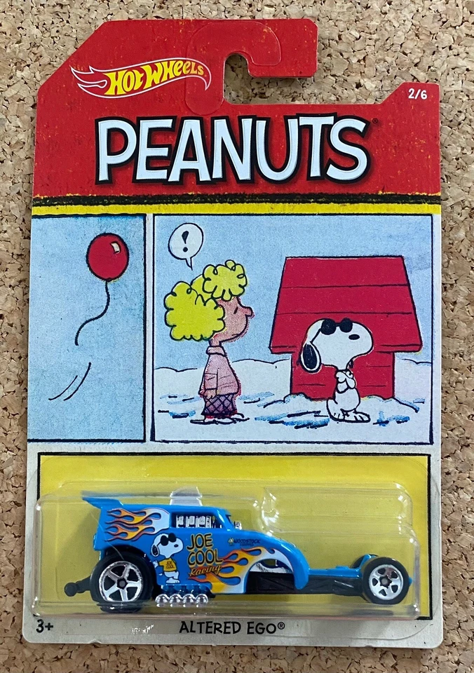 Hot Wheels Peanuts Complete Set of 6 * Snoopy * Super Fast Shipping * 25B - Image 3 of 4