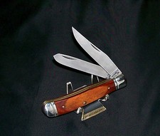 Schrade LTD Knife Pakkawood Trapper Circa-1998 4-1/8