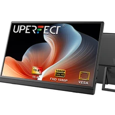 15.6" Portable Monitor 1920x1080 HDMI/USB-C Gaming Monitor Full HD PC Screen