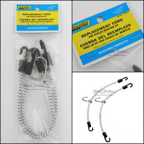 SeaChoice Pair of Cooler Mounting Kit Tie Downs Straps Igloo Coleman