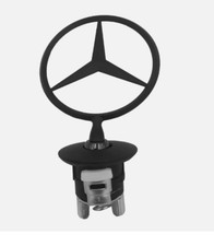 Stern Motorhaube Emblem Schwarz A2218800086 Für Mercedes Benz W124 W201