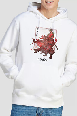Star Wars Visions Ronin Herren Hoodie S-2XL weiß