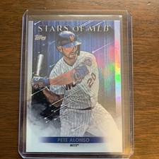 PETE ALONSO Stars of MLB Holo Foil - 2022 Topps Series 1 Baseball Insert Card