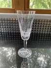 BEAUTIFUL VTG Waterford Crystal Lismore Clear Cut Champagne Flute 7.25"H SIGNED