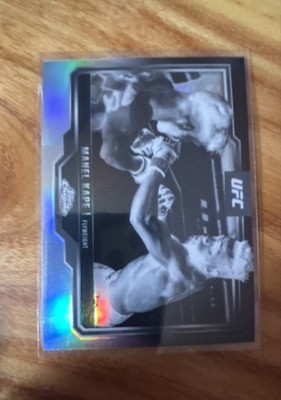 2024 Topps Chrome UFC - Manel Kape #119 Negative Refractor (RC)