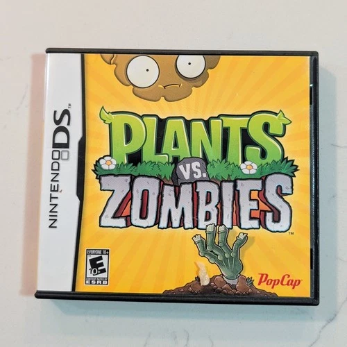 Plants vs. Zombies (Nintendo DS NDS, 2011) W/ Manual + Insert - Tested & Working