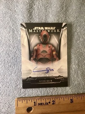 Star Wars Stephanie Silva As S1D6-SA-5 Autograph Trading Card Topps Masterwork