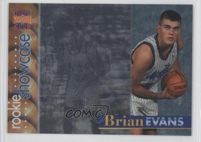 1996-97 Topps Stadium Club Rookie Showcase Members Only Brian Evans #RS22 RC 0q3