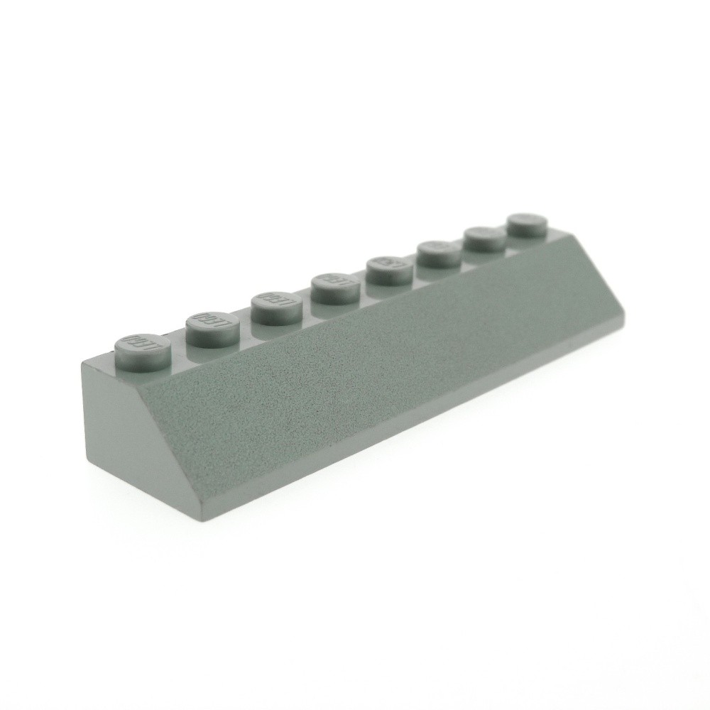 1x Lego Roof Tile 45° 2x8x1 Light Bluish Gray Brick Slope Stone 4119368 4445