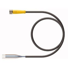 1pc TURCK PKG 3M-1/S90/S618 Cordset, M8 Female Straight, 3 Wire, 1m, TPU, B