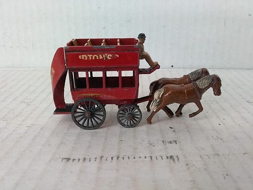 MATCHBOX LENSEY MODELS OF YESTERYEAR Y-12 SCALE MODEL HORSE BUS LIPTON'S - Bild 1 von 2