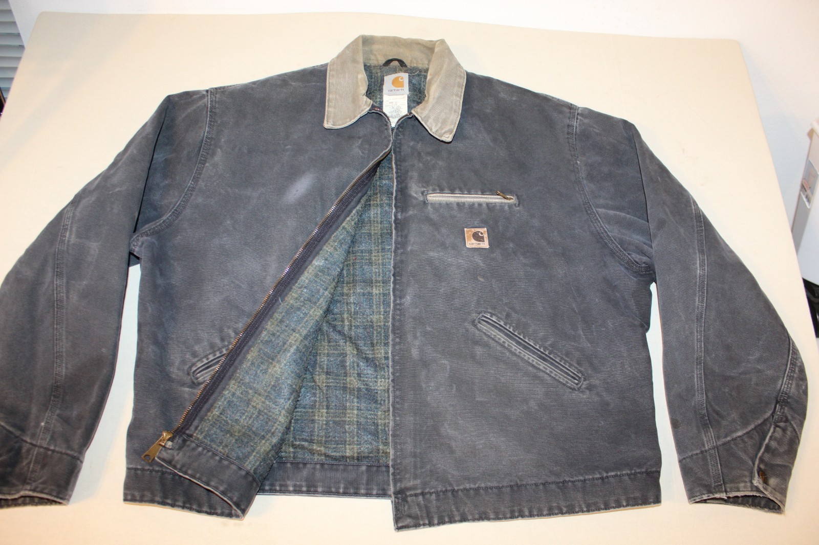 Vtg CARHARTT J97PTL DETROIT Blanket Lined Mens 2XL Canvas UNION MADE Jacket USA