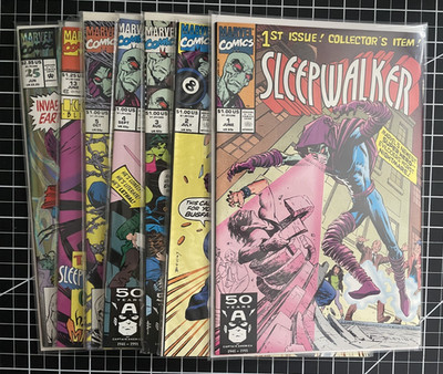 Sleepwalker (1991 Marvel) #1-5, 9, 13, 25 | Lot of 8 Comics | Spider-Man