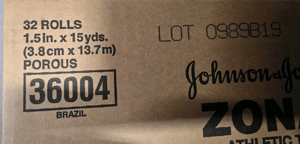 J&J Zonas ATHLETIC TAPE SPEED PACK - Image 4 of 4