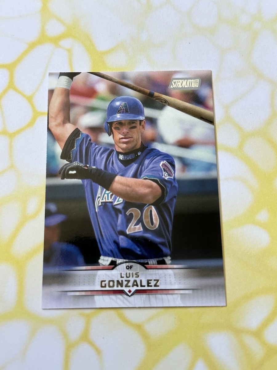 LUIZ GONZAGA JR. DE VOLTA AO... レア盤 美品 2025 Topps Stadium Club Luis Gonzalez #22 Arizona Diamondbacks (Q