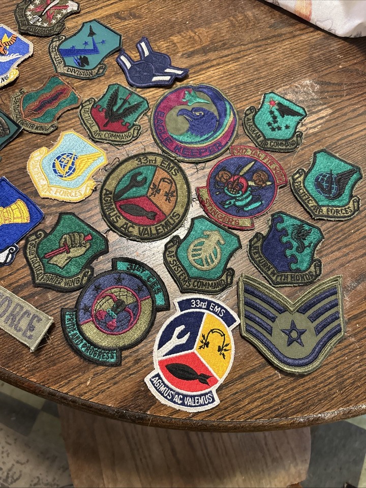 27 Assorted Vintage & Contemporary US Air Force Patch Lot | eBay