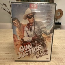 Lone Ranger Gun Justice DVD Box Set Clayton Moore Silverheels Western TV Series