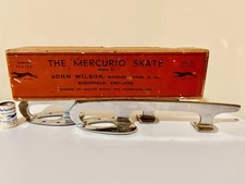 Vintage 1950’s Mercurio Skate Set John Wilson Sheffield Crome Plated & Screws