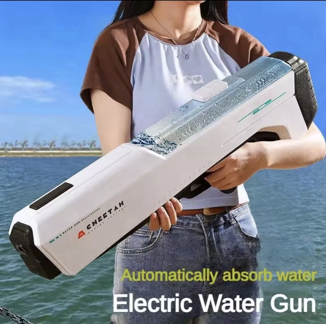 Giocattolo elettrico per bambini ad alta pressione acqua piscina giardino