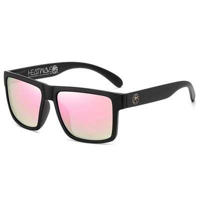Spy Cyrus HD polarized sunglasses for men, matte black, Happy-Glasses brand