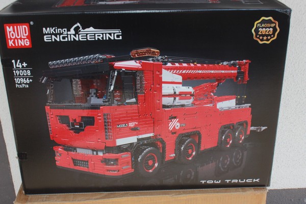 Oo Mould King 19008 Abschlepp Truck Lkw Tow Truck Klemmbausteine 10966 Pcs Neu-image