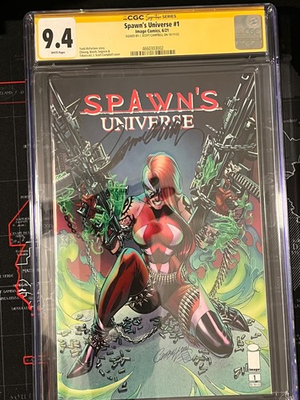 #ad #ad Spawn#x27;s Universe: #1 Signed J.Scott Cambell CGC 9.4 Signature series. $90.00