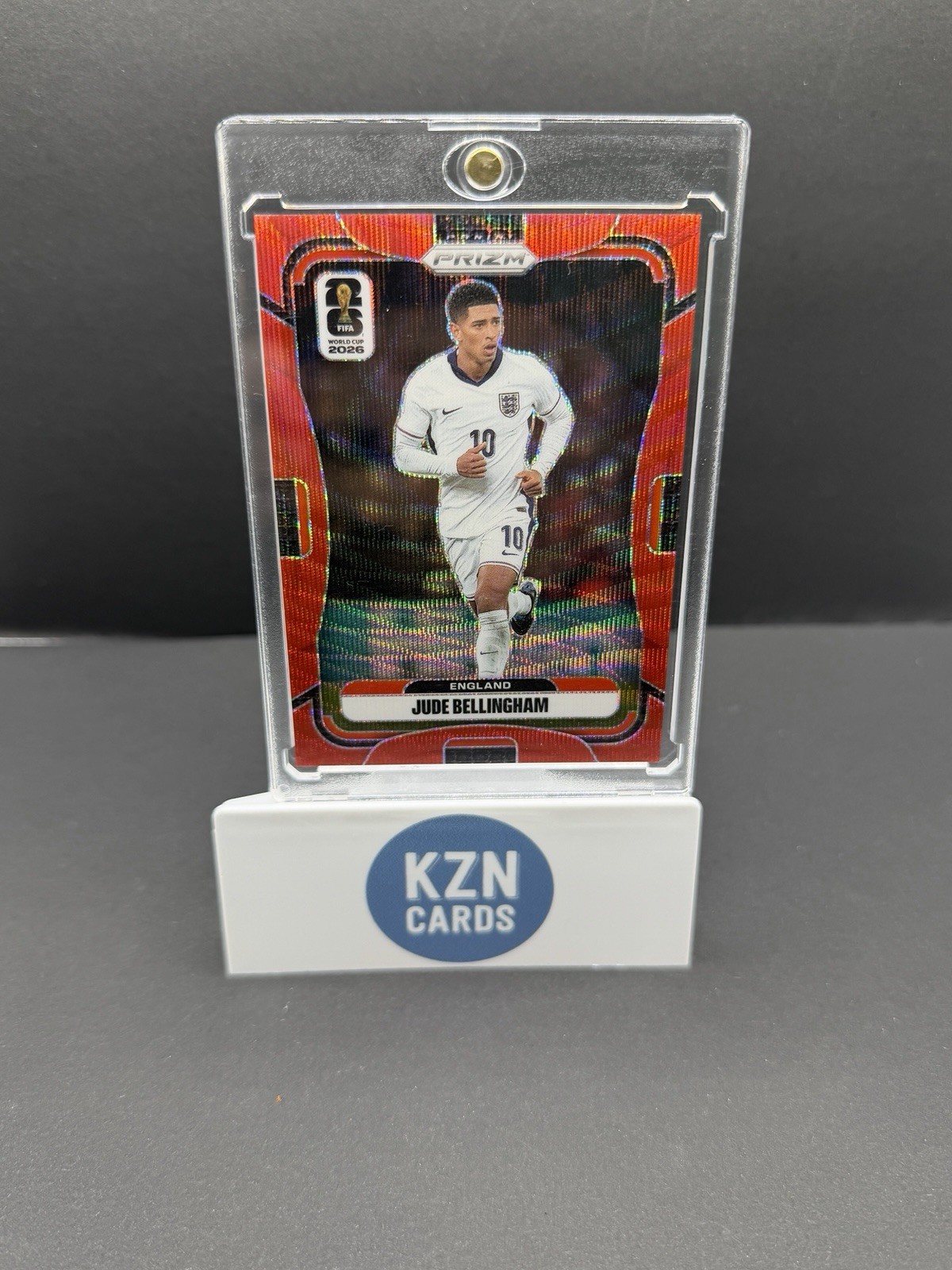 Panini Prizm World Cup 2026 Jude Bellingham Red Wave Prizm /39 - SSP - England