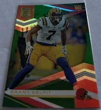 2020 Donruss Elite Football Grant Delpit Cleveland Browns Green Rookie #119
