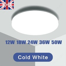 LED Ceiling Light Round Panel Down Lights Bathroom Kitchen Living Room Wall Lamp