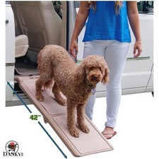 Portable SupertraX Bi-Fold Pet Ramp   Safe Access for Dogs and Cats, 200 lb Cap