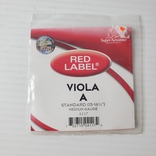 Red Label Viola A Single String Standard 15-16.5" Medium Gauge Super Sensitive