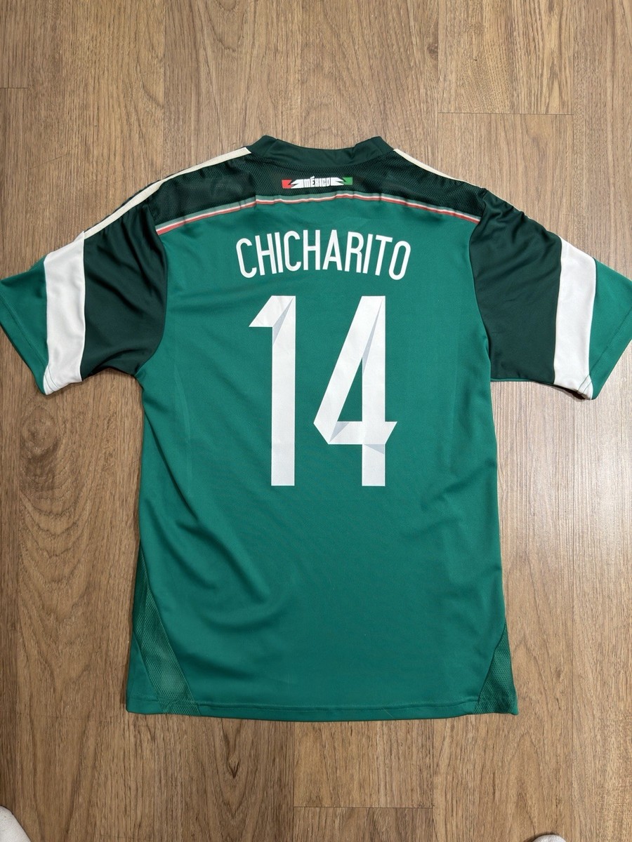 Adidas Mexico Chicharito Jersey #14 FIFA World Cup 2014 Player