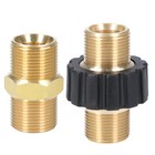 Doppelnippel M22x1,5 AG Schlauchverbinder Adapter Kupplung für Hochdruckreiniger