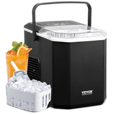 VEVOR Portable Countertop Ice Maker 26Lbs/24H Self-Cleaning with Scoop  Home Bar