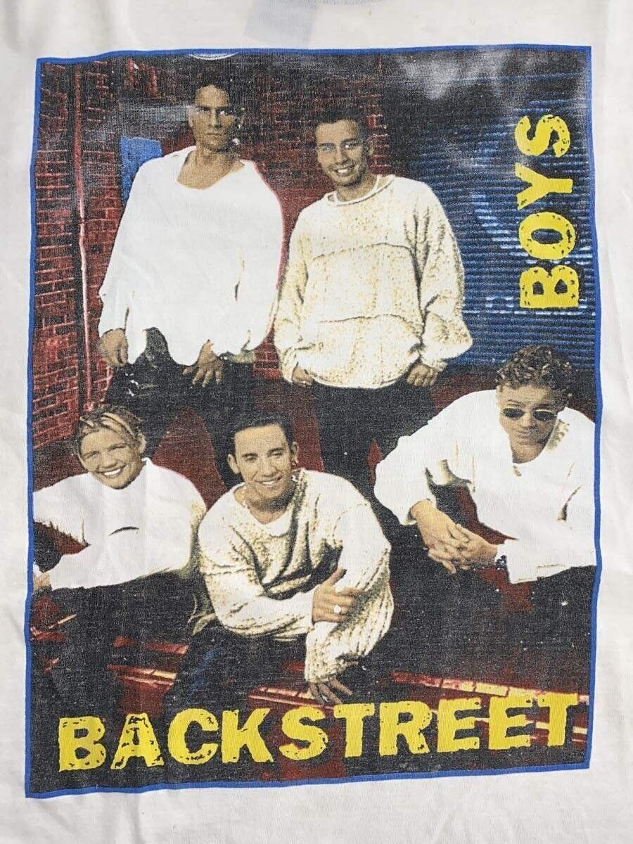 ALTRA T shirt altre marche BACK STREET BOYS cotone WHT usata